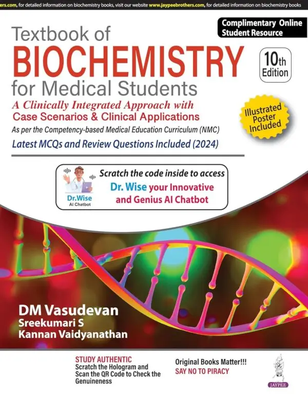 TEXTBOOK OF BIOCHEMISTRY FOR MEDICAL by Vasudevan